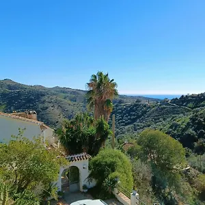 Casa Medina - Private With Terrace And Sea View, 25 Minutes From Malaga Moclinejo